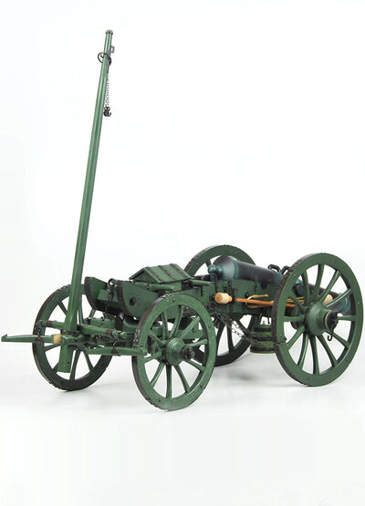French Gribeauval 12-Pounder Cannon In Napoleonic War