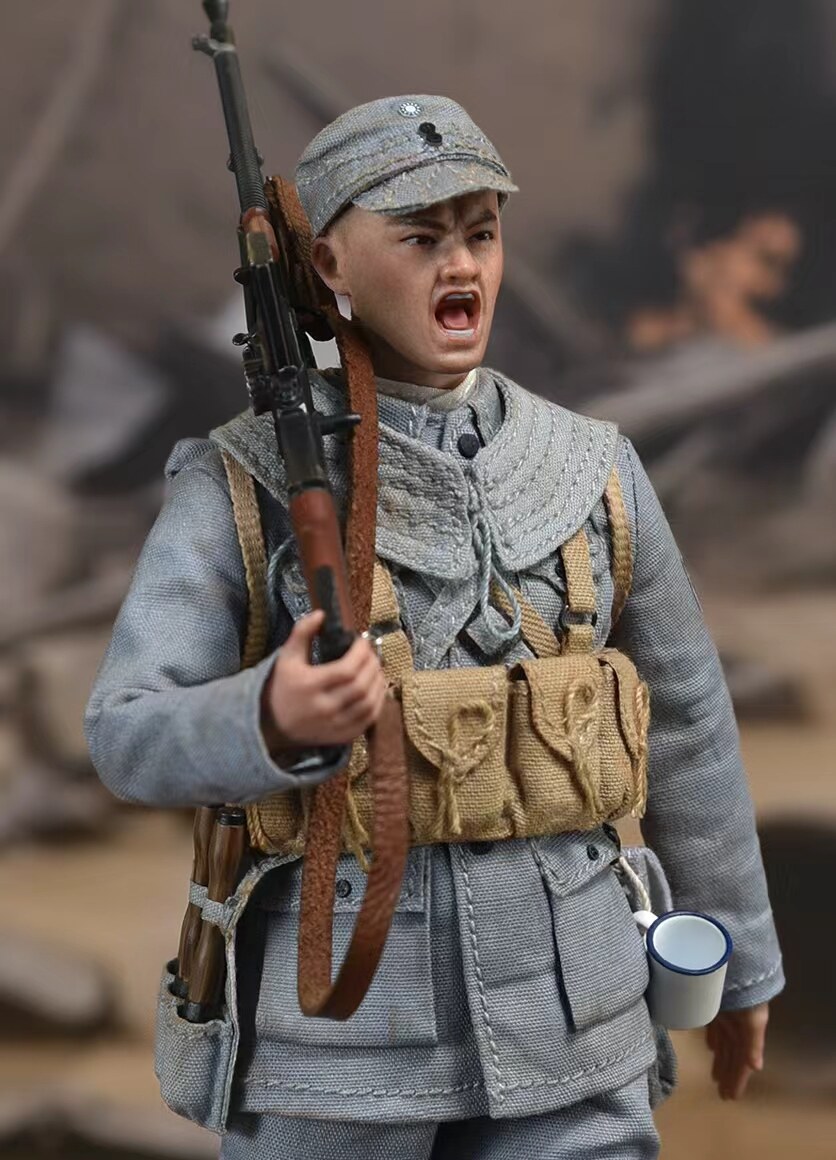 SOLDIER STORY SSM009 1/12th SCALE EIGHTH ROUTE ARMY MACHINE GUNNER